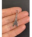 Eiffel Tower Charm Antique Silver 32mm x 12mm 5 Pack