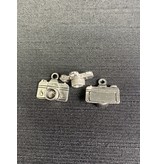 Camera Charm Antique Silver 15mm x 14.5mm 5 Pack