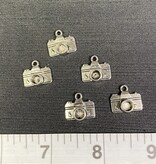Camera Charm Antique Silver 15mm x 14.5mm 5 Pack *disc*