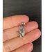 Owl Charm Antique Silver 20mm x 10mm 5 Pack *disc*