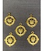 Compass Charm Golden 29mm x 25mm 5 Pack *disc.*