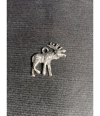 Moose Charm Antique Silver 22mm x 22mm 5 Pack *disc*
