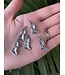 Christmas Stocking Charm #4 Antique Silver 22mm x 11mm 5 Pack *disc.*