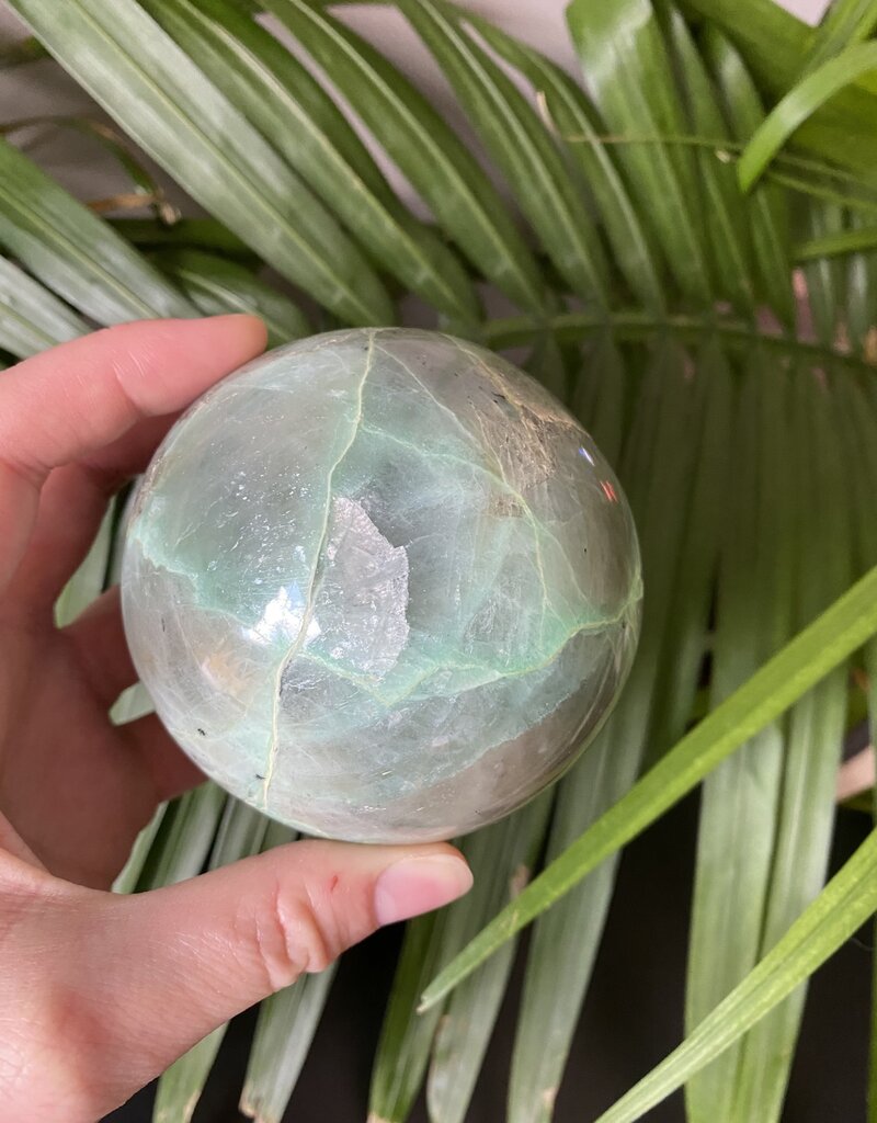 Garnierite/Green Moonstone Sphere 80-84mm