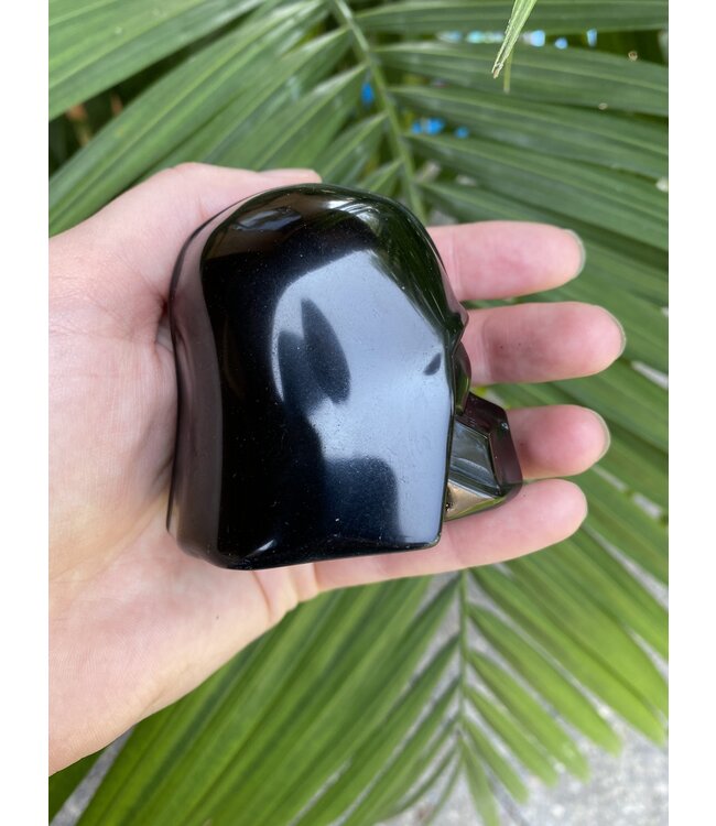 Black Obsidian Large Darth Vader Head, Darth Vader Carving