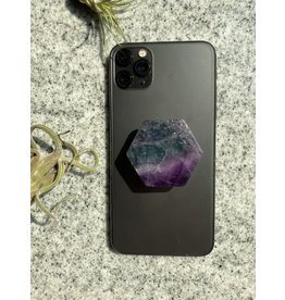 Fluorite Hexagon Phone Grip