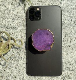 Purple Geode Phone Grip