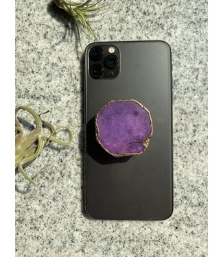 Purple Geode Phone Grip