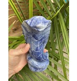 Blue Aventurine Snake Carving #3