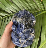 Sodalite Ganesha Carving #3, 1034gr, *disc.*