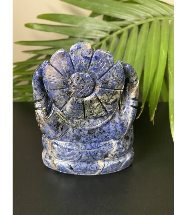 Sodalite Ganesha Carving #3, 1034gr, *disc.*