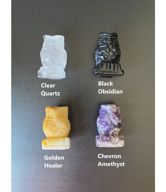 2" Owl Carving, 11 Types