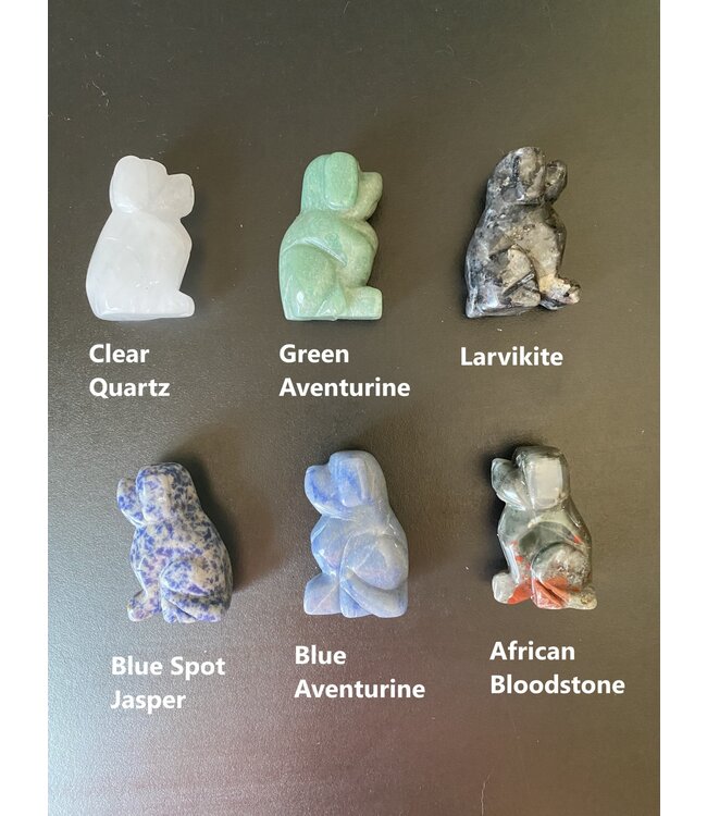 2" Dog Carving, 18 Types