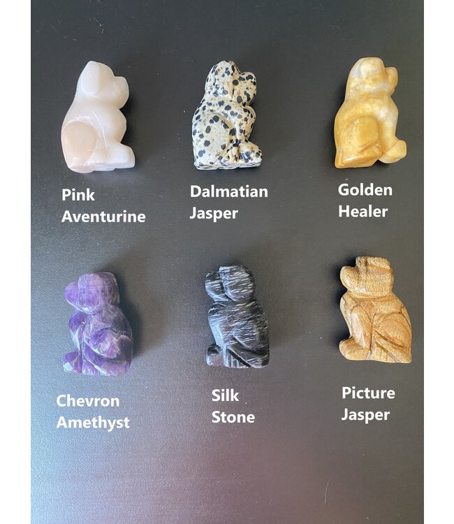 2" Dog Carving, 18 Types