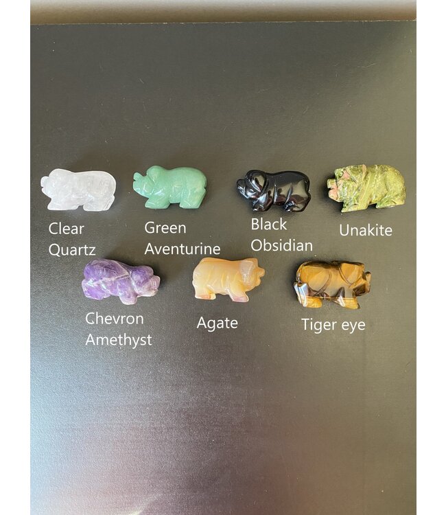 2" Pig Carving, 7 Types
