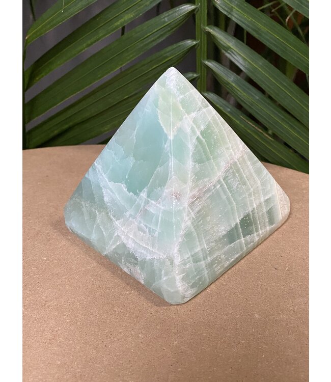 Pistachio Calcite Pyramids, F1 [1225gr-1249gr] *disc.*