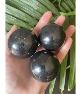 Black Tourmaline Sphere, 45-49mm