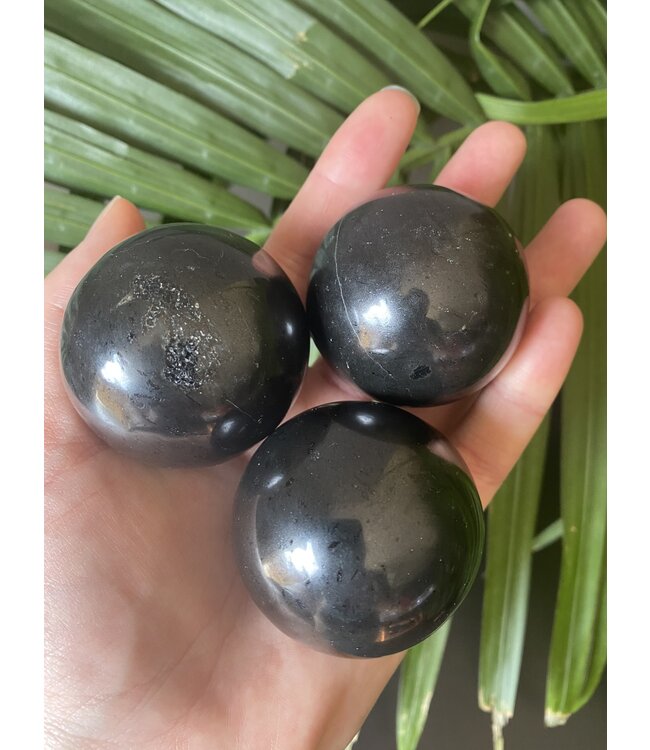 Black Tourmaline Sphere, 45-49mm