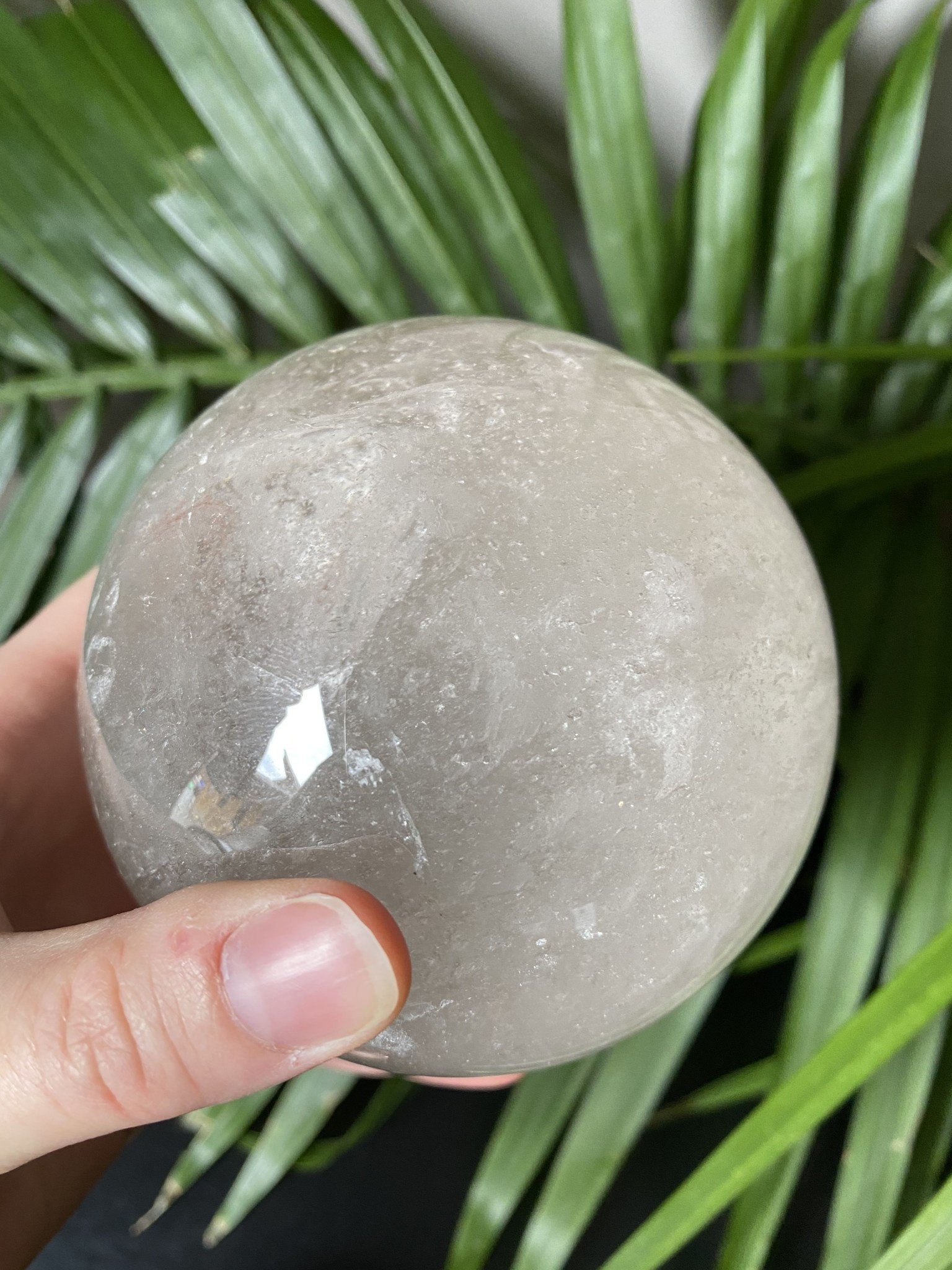 Clear Quartz Sphere 95 99mm The Raw Rock Shop Inc 