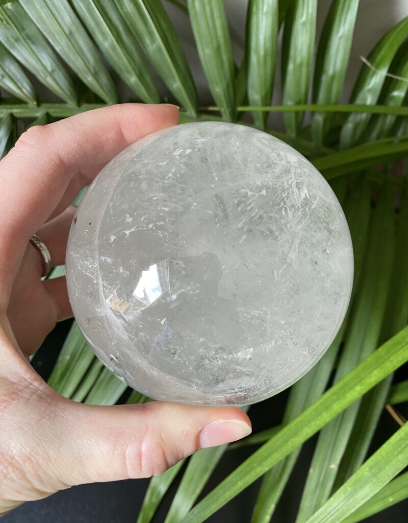 Clear Quartz Sphere, 90-94mm