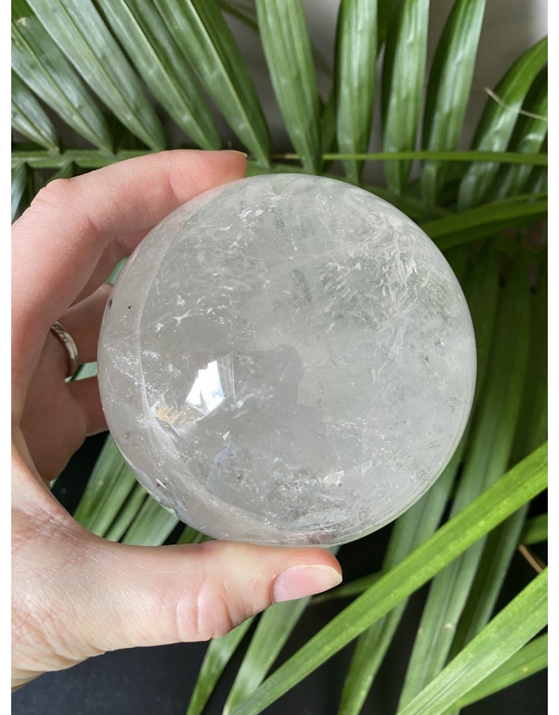 Clear Quartz Sphere, 9094mm The Raw Rock Shop Inc.