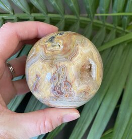 Crazy Lace Agate Sphere, 70-74mm