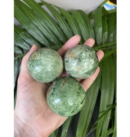 Green Opal Sphere, 50-54mm