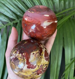 Mookaite Jasper Sphere, 70-74mm