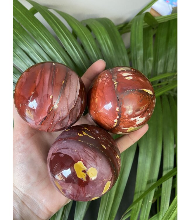 Mookaite Jasper Sphere, 65-69mm