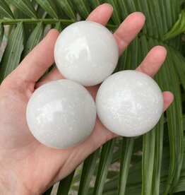 White Jade Sphere, 45-49mm