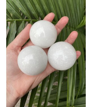 White Jade Sphere, 45-49mm