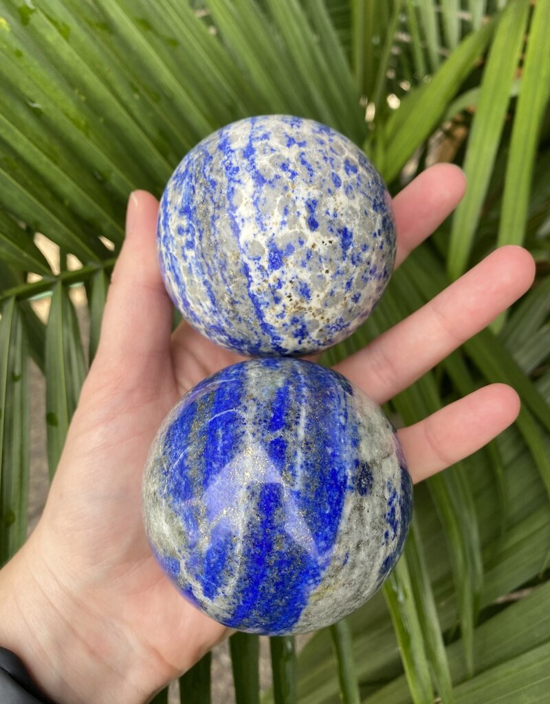 Lapis Lazuli Sphere, 65-69mm *disc.*