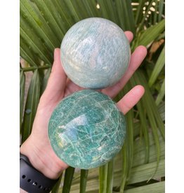 Amazonite Sphere, 70-74mm