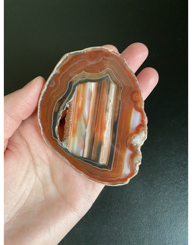 Agate Slice Size #2 Red