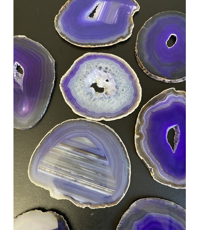 Agate Slice Size #3 Purple