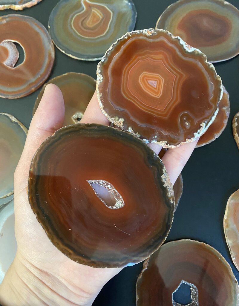 Agate Slice Size #3 Red