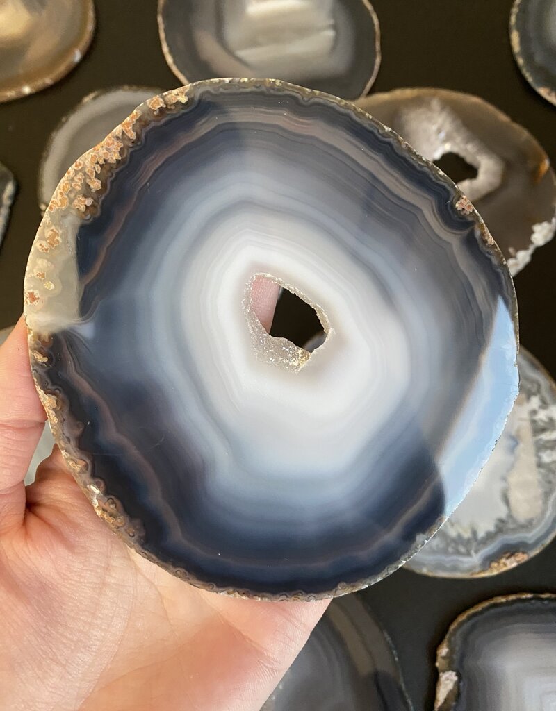 Agate Slice Size #4 Natural