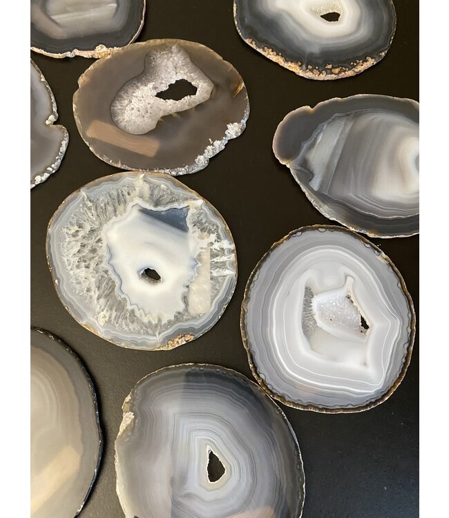 Agate Slice Size #4 Natural