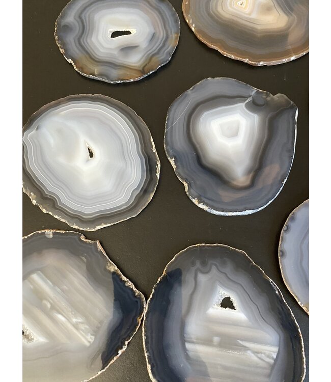 Agate Slice Size #4 Natural