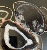 Agate Slice Size #5 Black/Brown