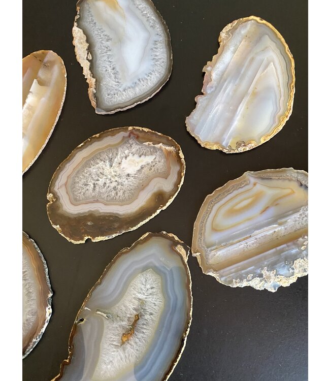 Agate Slice Size #5 Natural