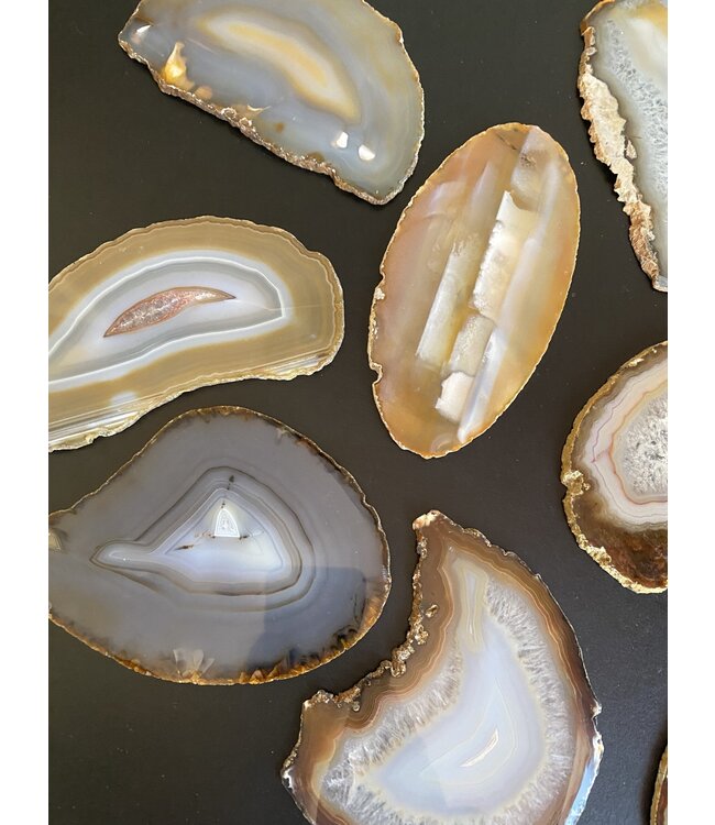 Agate Slice Size #5 Natural