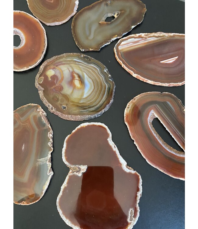 Agate Slice Size #5 Red