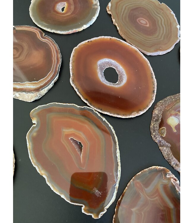 Agate Slice Size #5 Red