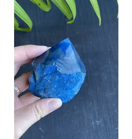Blue Agate Top Polished Point Size 2 [200-299gr]