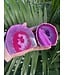 Pink Agate Geode Cut Base Size 4 [300-399gr]