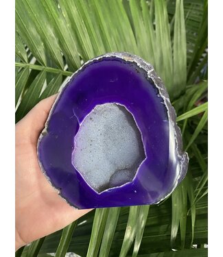 Purple Agate Geode Cut Base Size 8 [700-799gr]