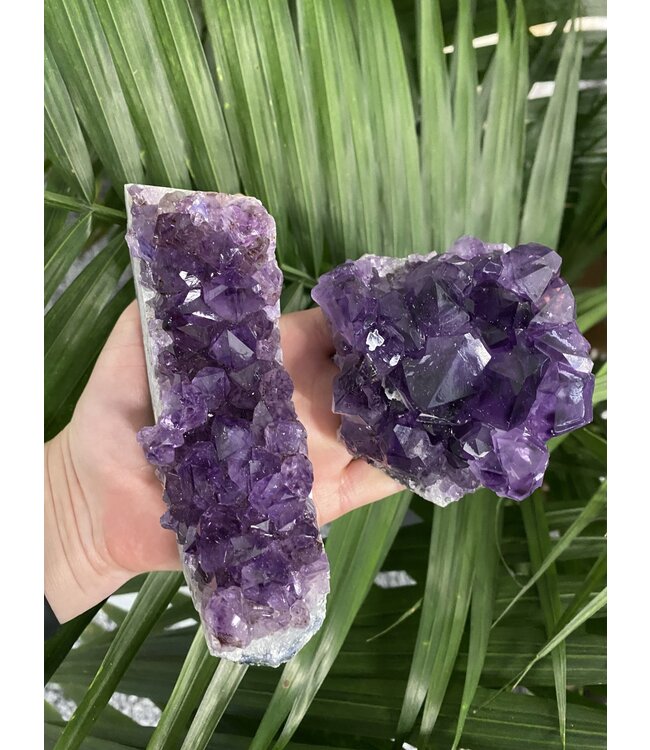 Amethyst Druzy Clusters Size 6 [500-599gr]