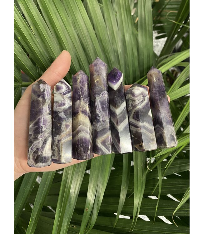 Chevron Amethyst/Dream Amethyst Point, Size Medium [50-74gr]