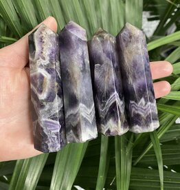 Chevron Amethyst/Dream Amethyst Point, Size Large [75-99gr]